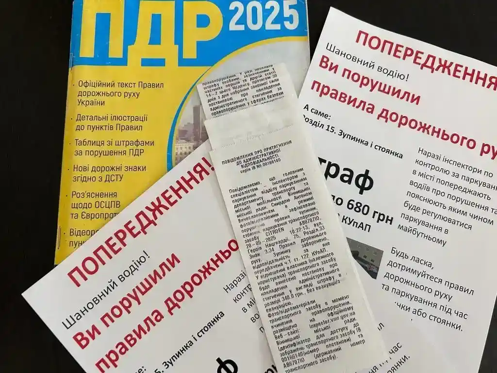 У Полтаві за 10 днів водіям виписали штрафів за паркування на понад 200 тисяч гривень