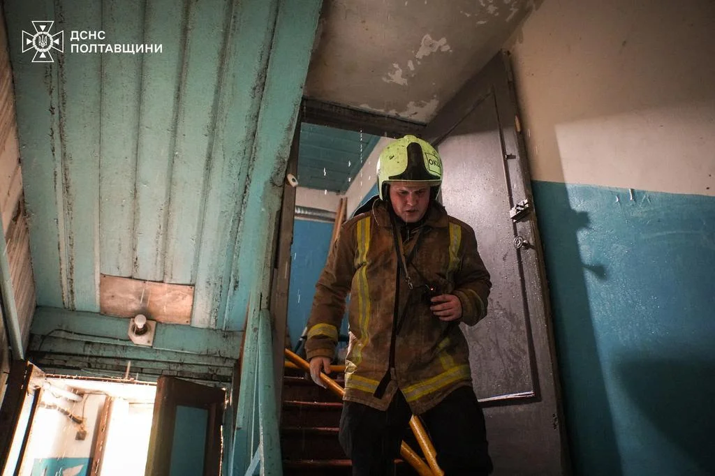 У Полтаві під час пожежі в житловому будинку загинула жінка
