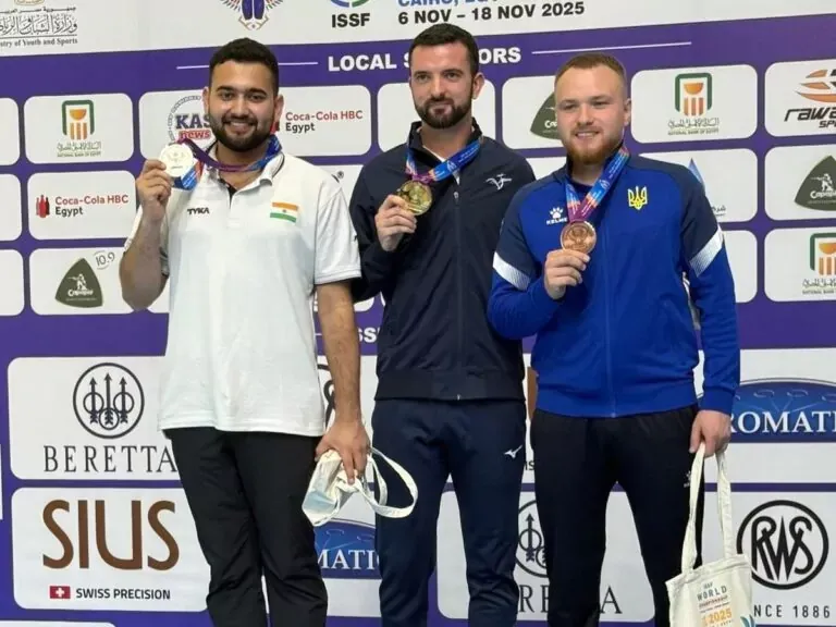 Максим Городинець із Полтавщини здобув дві медалі на чемпіонаті світу з кульової стрільби