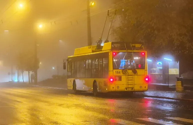 Тролейбуси Полтави і Кременчука більше не зупинятимуться через відключення світла