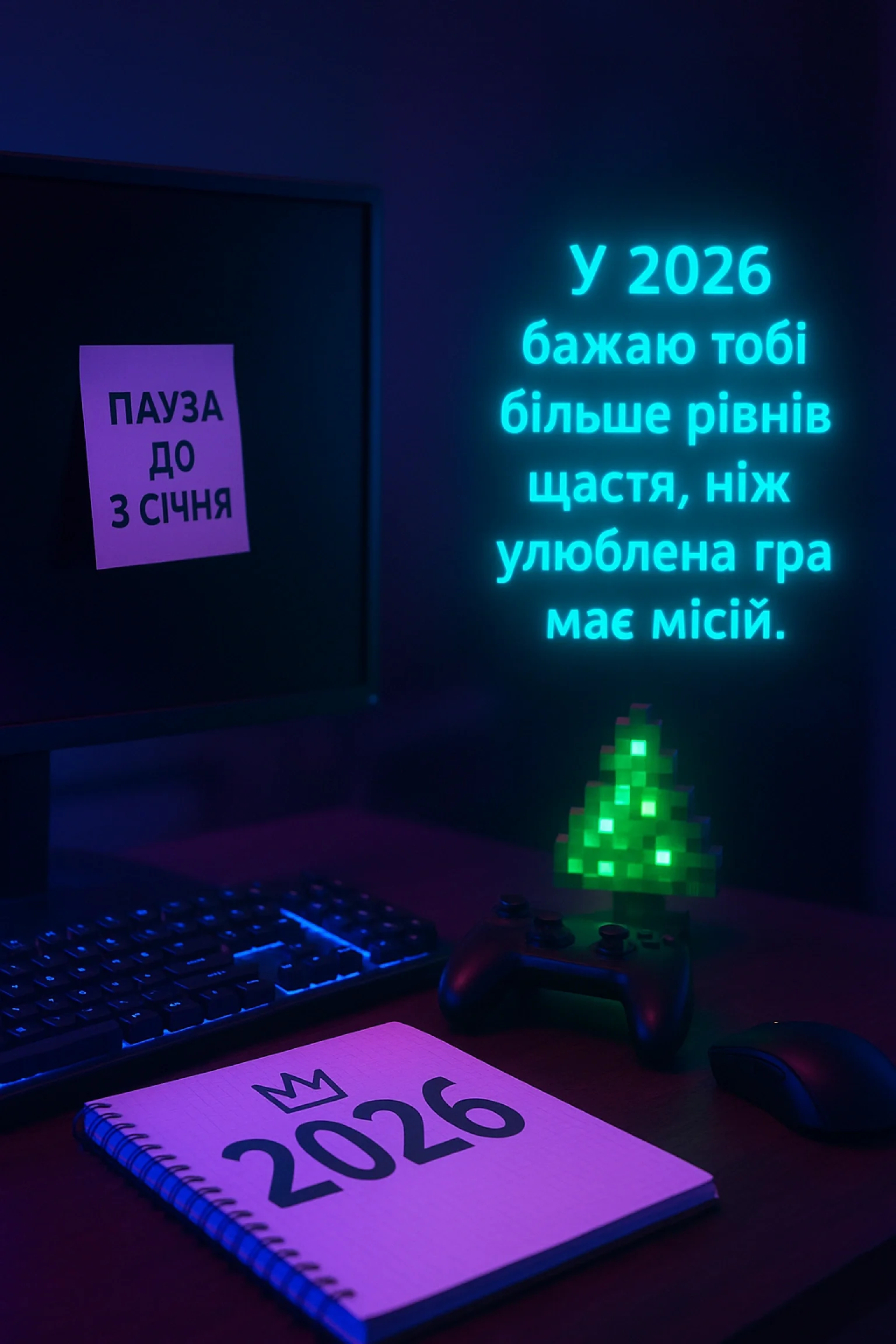 Смішні привітання з новим роком 2026