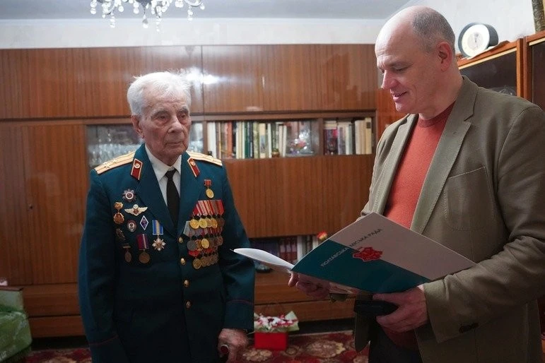 Полтава відзначила 100-річчя Олексія Шерміна — ветерана війни та токаря