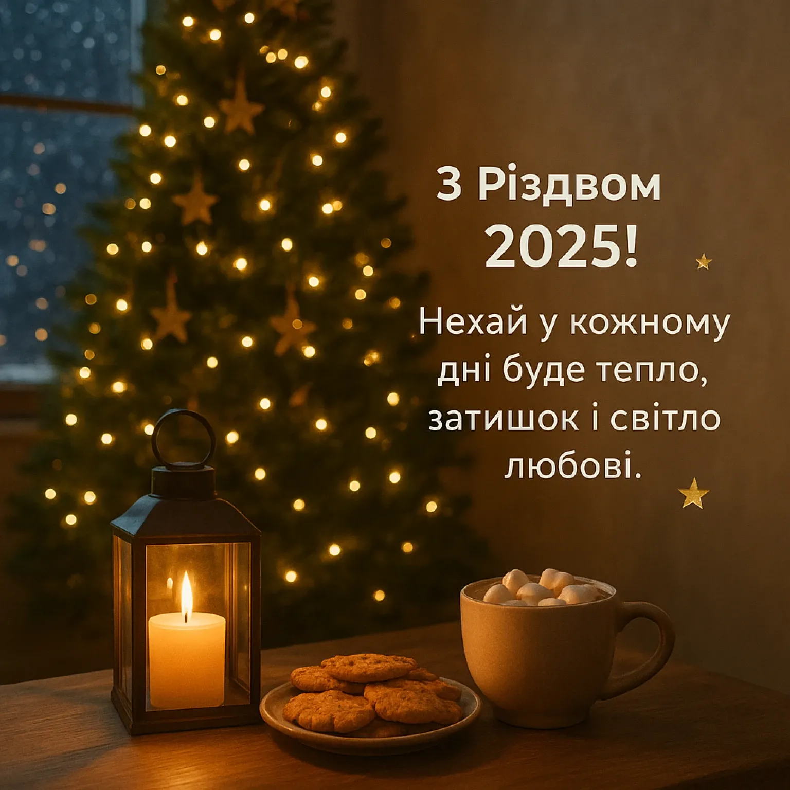 Привітання з Різдвом 2025