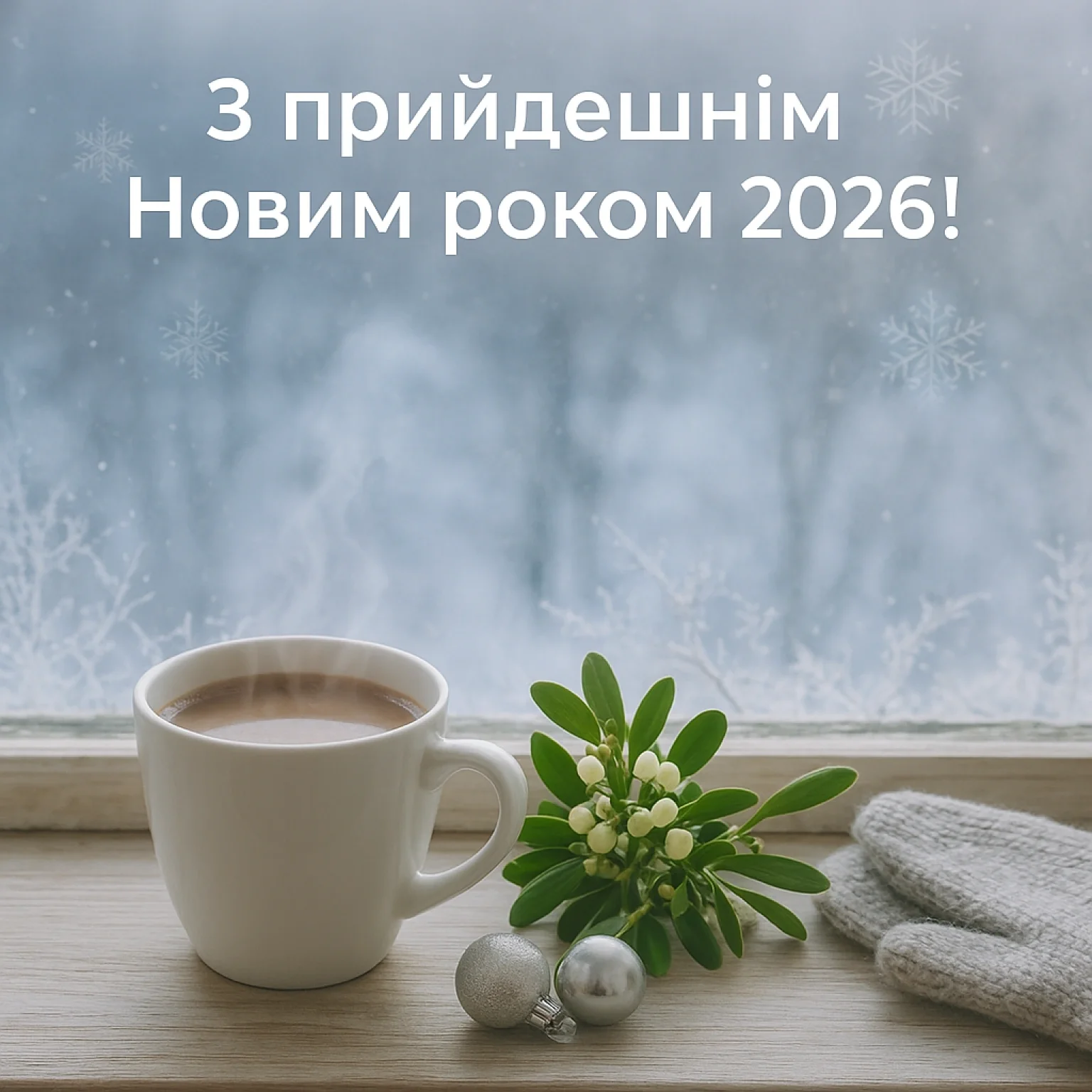 Привітання з прийдешнім новим роком 2026