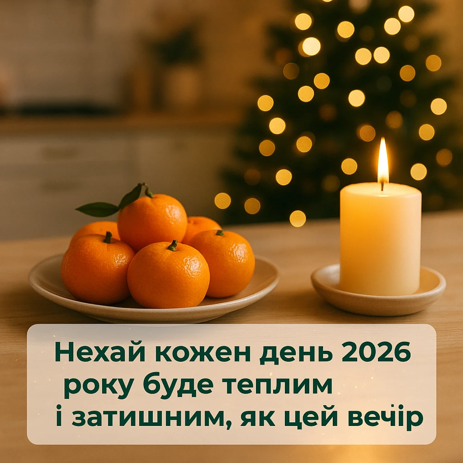 Привітання з прийдешнім новим роком 2026