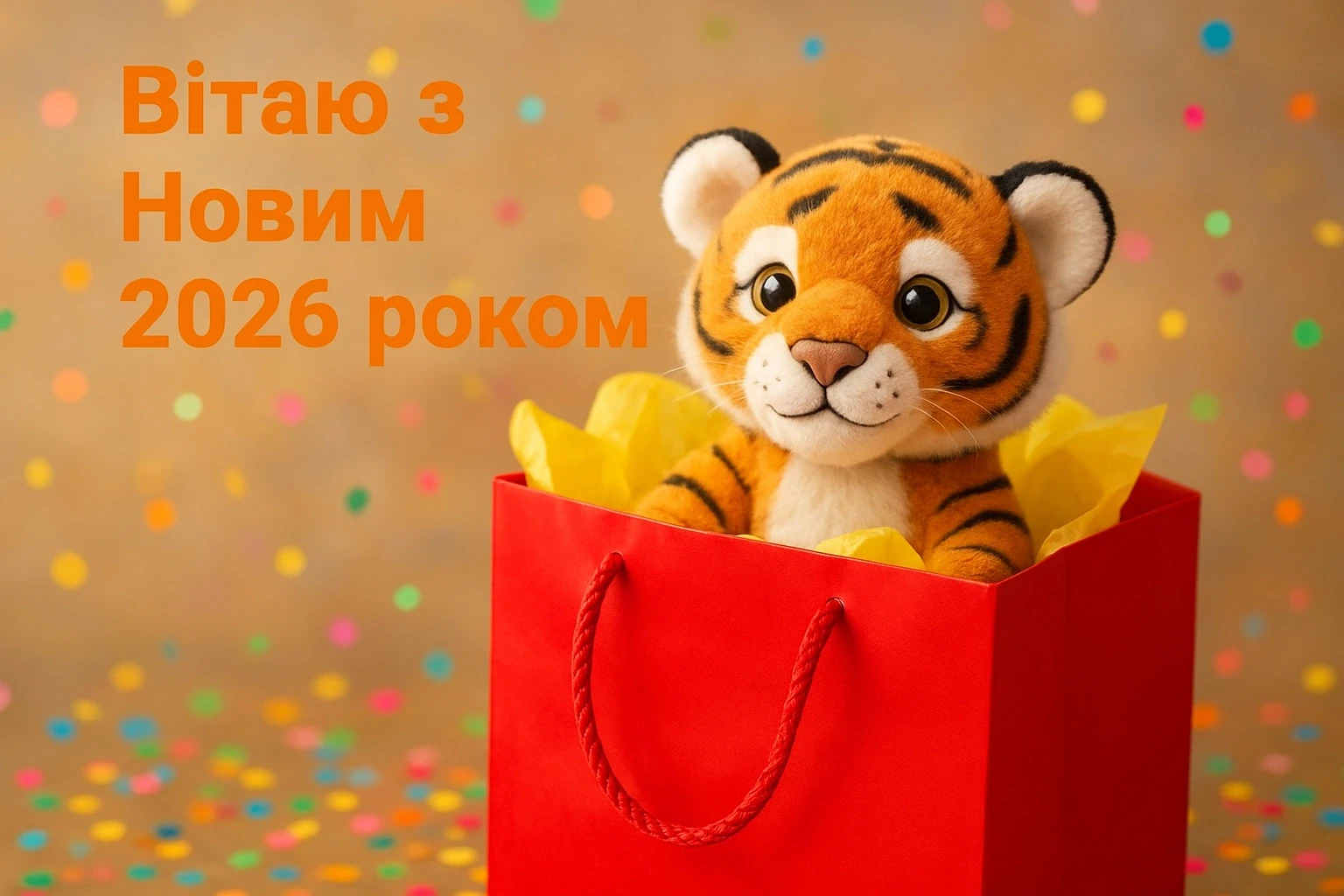Привітання з прийдешнім новим роком 2026