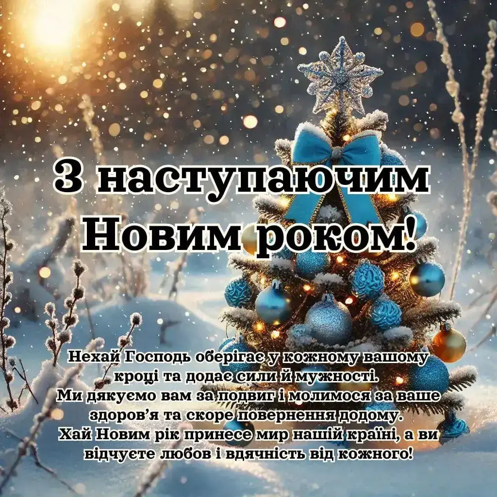 Привітання з прийдешнім новим роком 2026