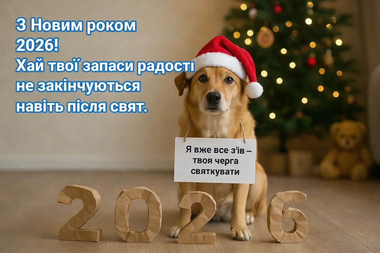 Смішні привітання з новим роком 2026