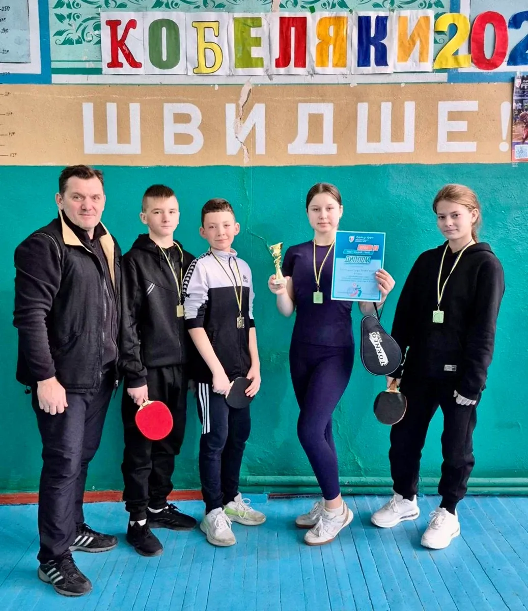 Тенісисти Кобеляцької громади визначили лідерів у шкільному турнірі