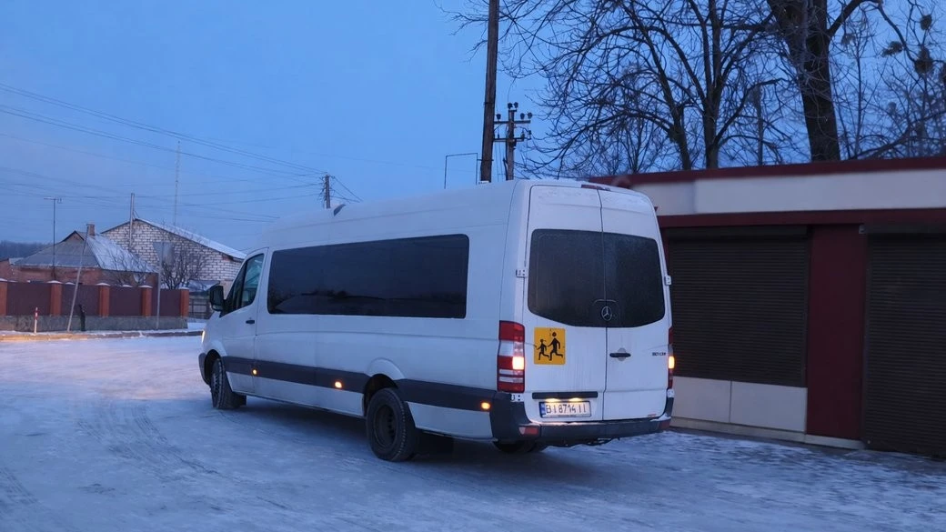 Шкільний автобус знову вийшов на маршрут у Полтаві: Монастирська Гора отримала підвезення