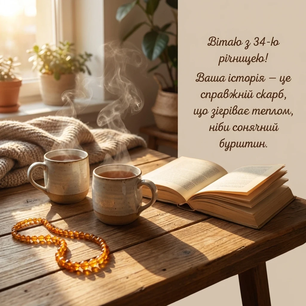 34 роки бурштинове весілля картинки