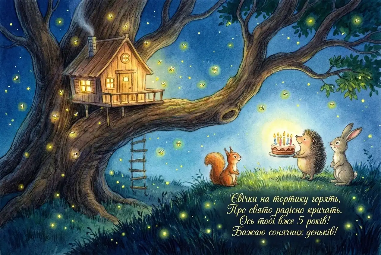 з днем народження 5 років