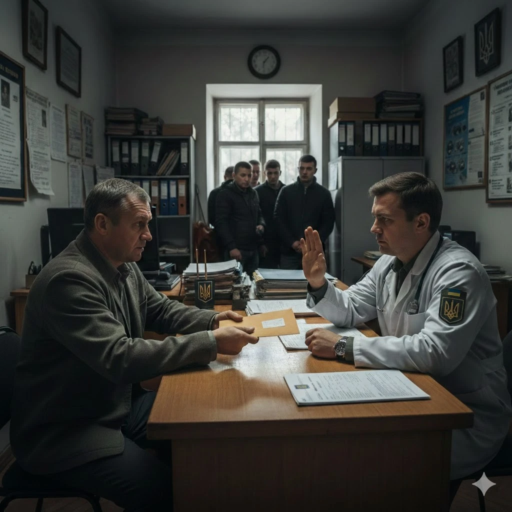 Спроба підкупу ВЛК: у Полтаві заарештували лікаря-психіатра з Миргорода