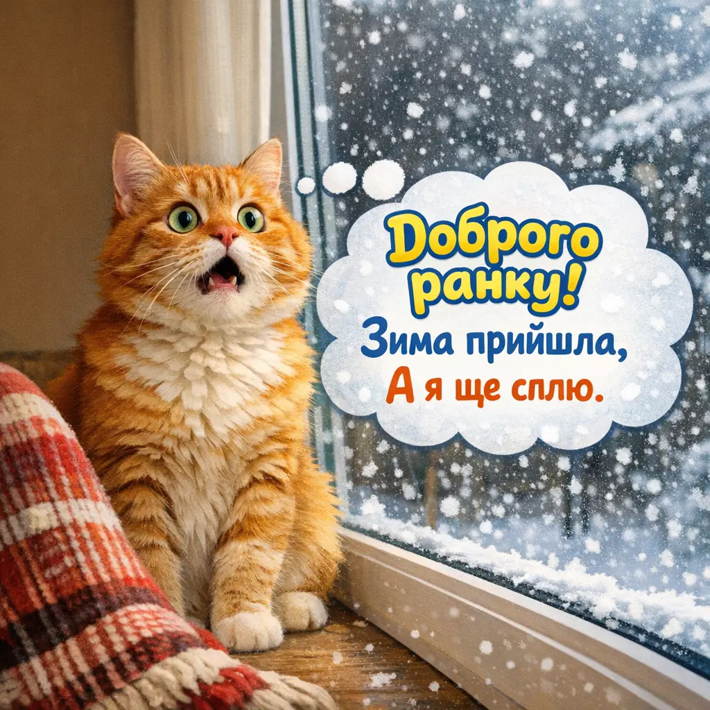 Доброго зимового ранку: 25 щирих картинок для вітань