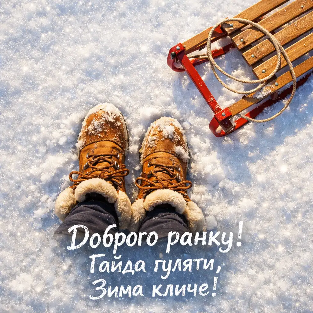 Доброго зимового ранку: 25 щирих картинок для вітань
