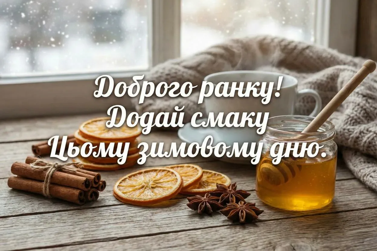 Доброго зимового ранку: 25 щирих картинок для вітань