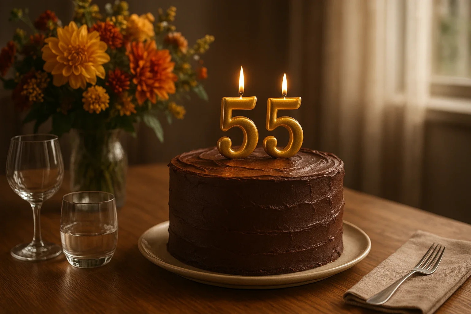 Привітання з ювілеєм 55 років мужчині
