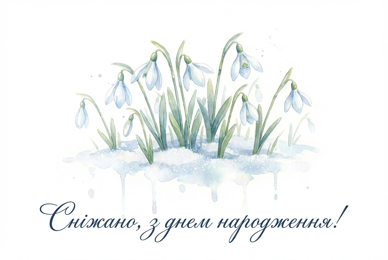 красиві привітання з днем народження сніжана