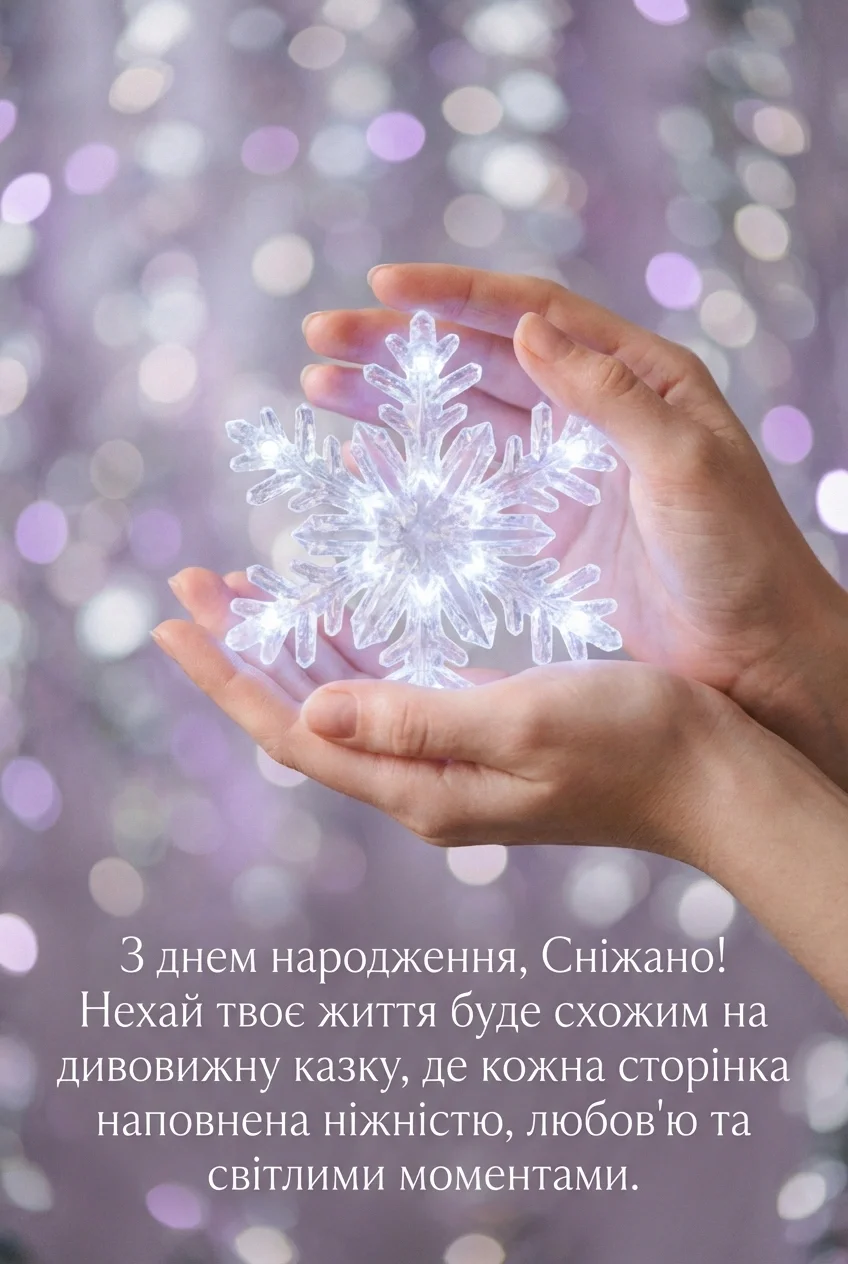 красиві привітання з днем народження сніжана