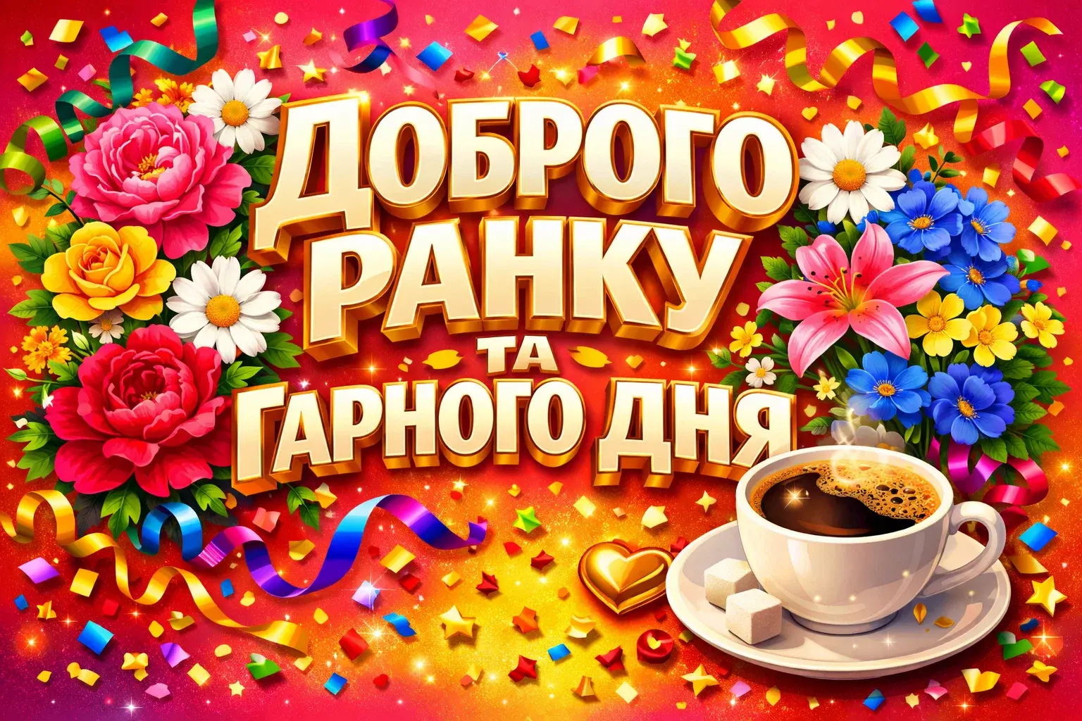 Доброго ранку та гарного дня: душевні побажання та найкращі картинки для чудового настрою