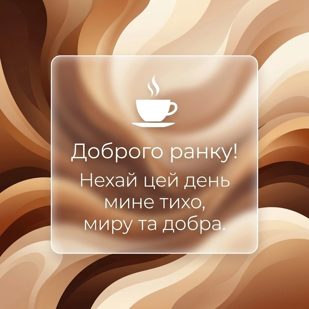 Доброго ранку: картинки з кавою та найтепліші побажання для гарного дня