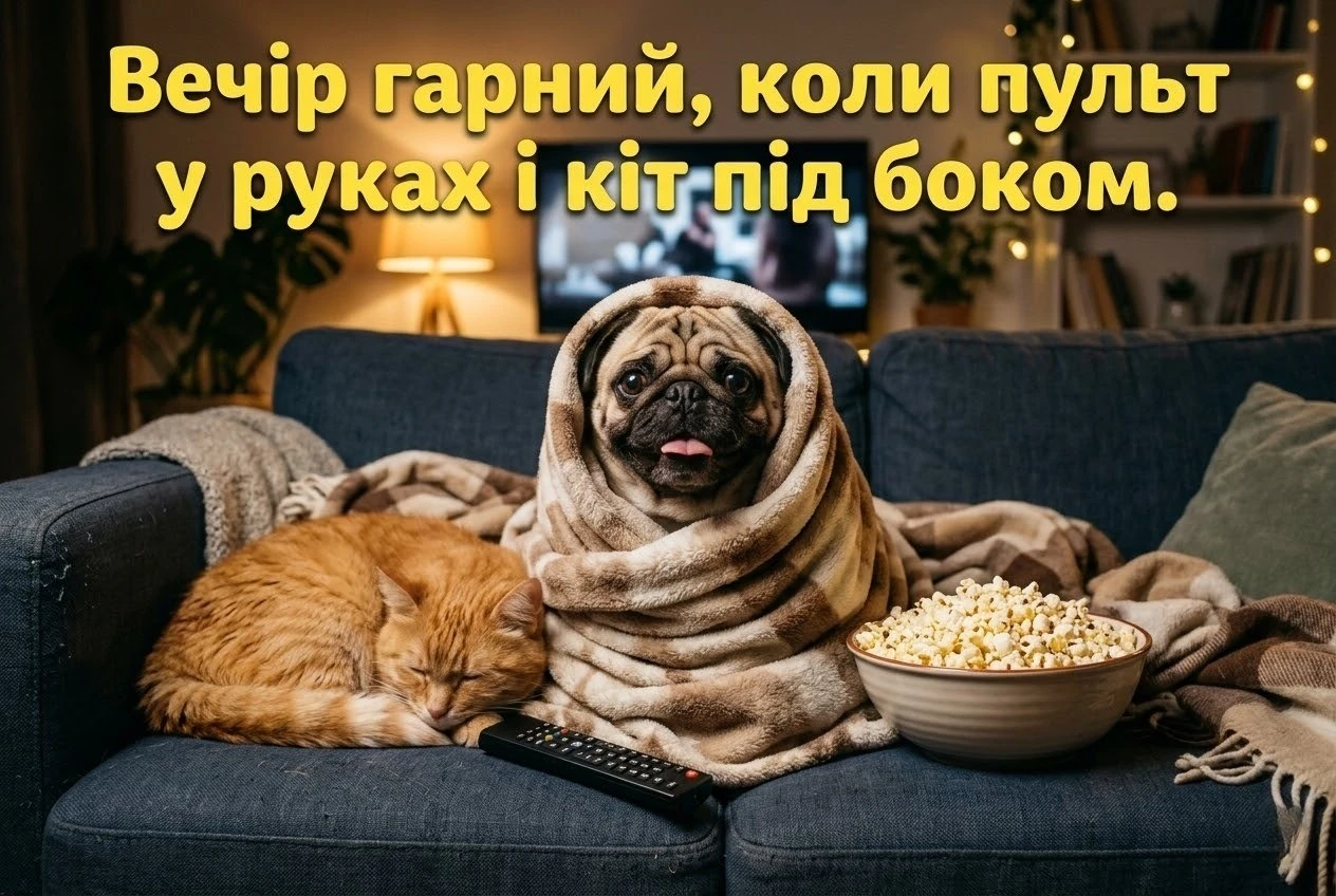 Мирного неба, доброго вечора та гарного вечора: душевні картинки й листівки для найтепліших побажань
