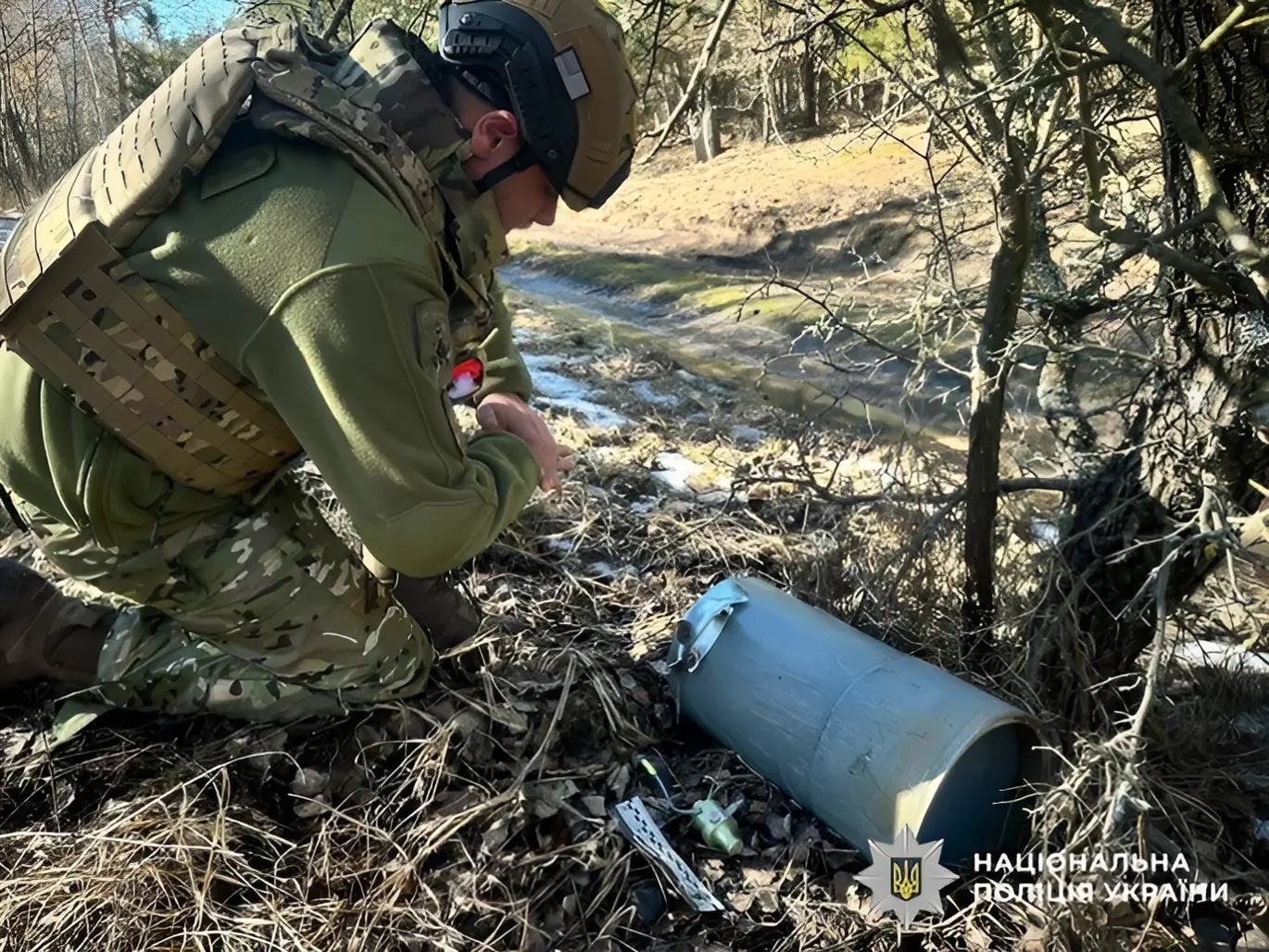 На Полтавщині виявили та знищили нерозірвані бойові частини російських ракет і дронів