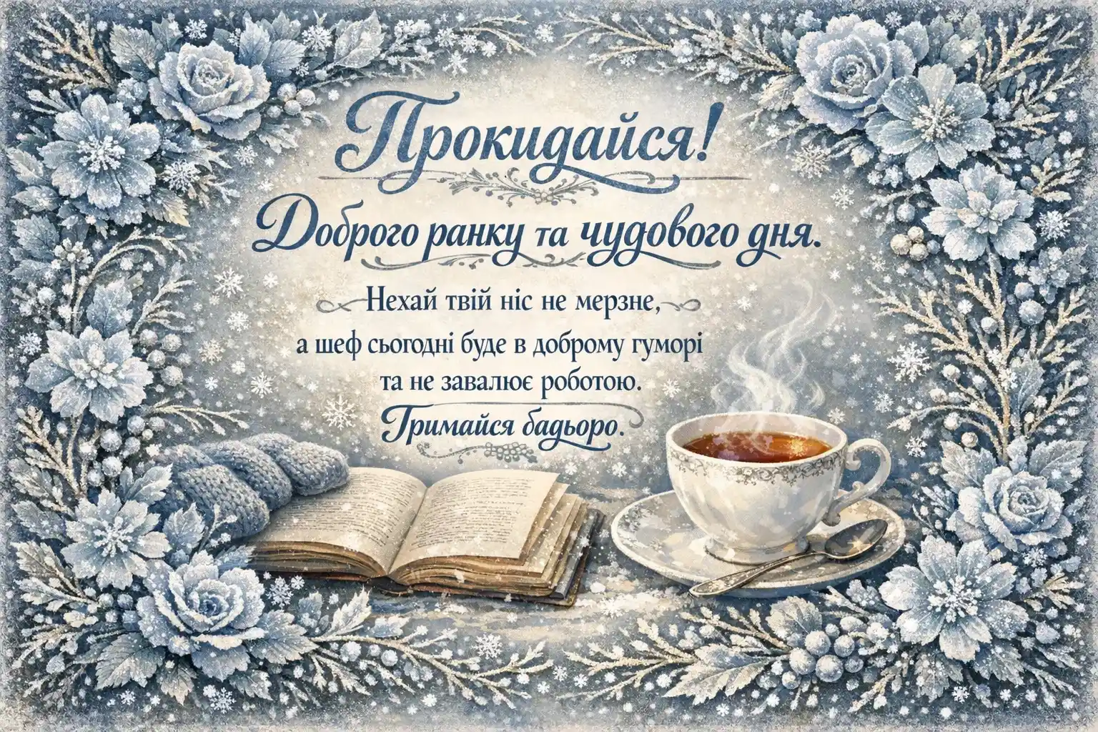 Доброго ранку та чудового дня: найкращі картинки, зима та душевні привітання для кожного