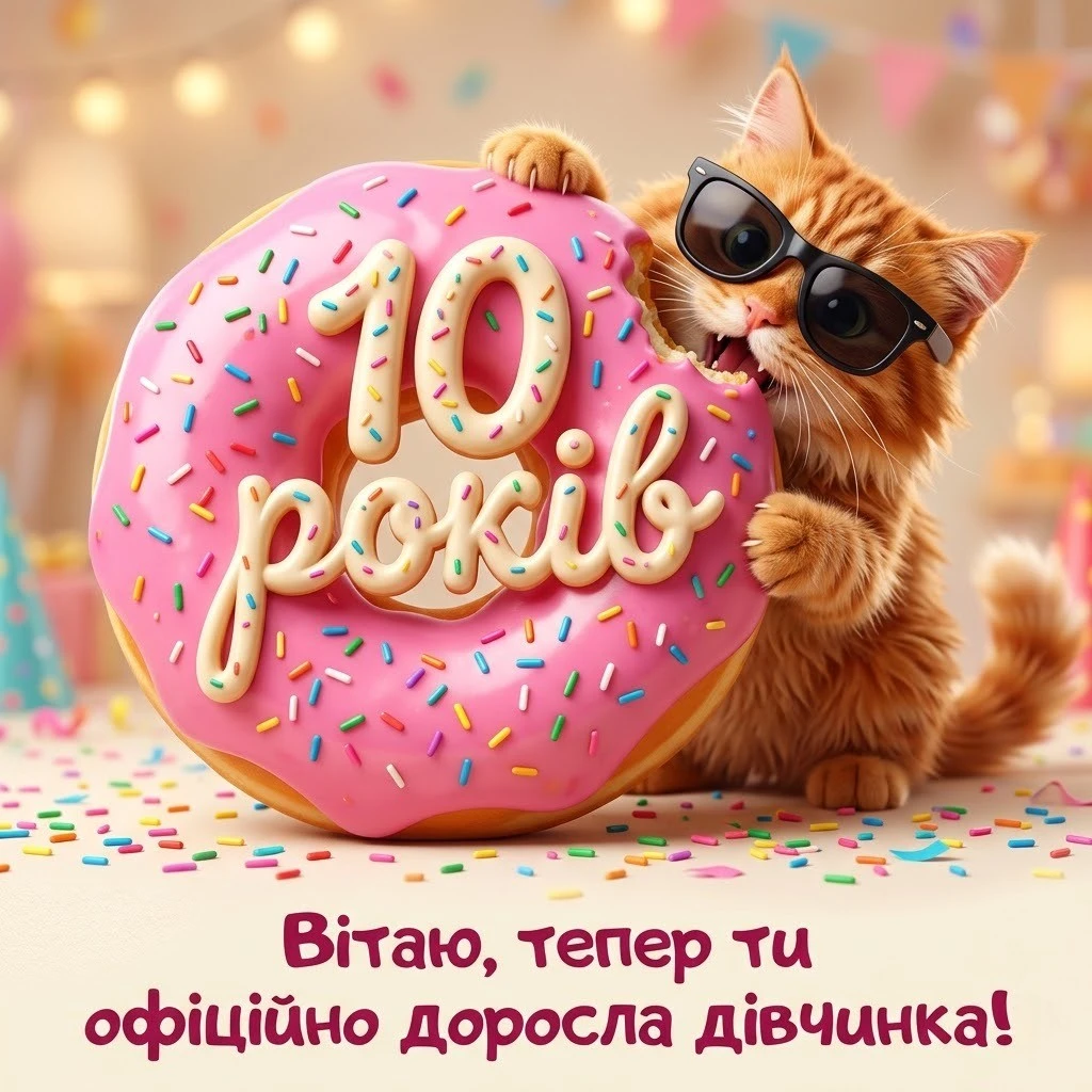 Найкращі привітання з днем народження донечці на 10 років: проза та вірші