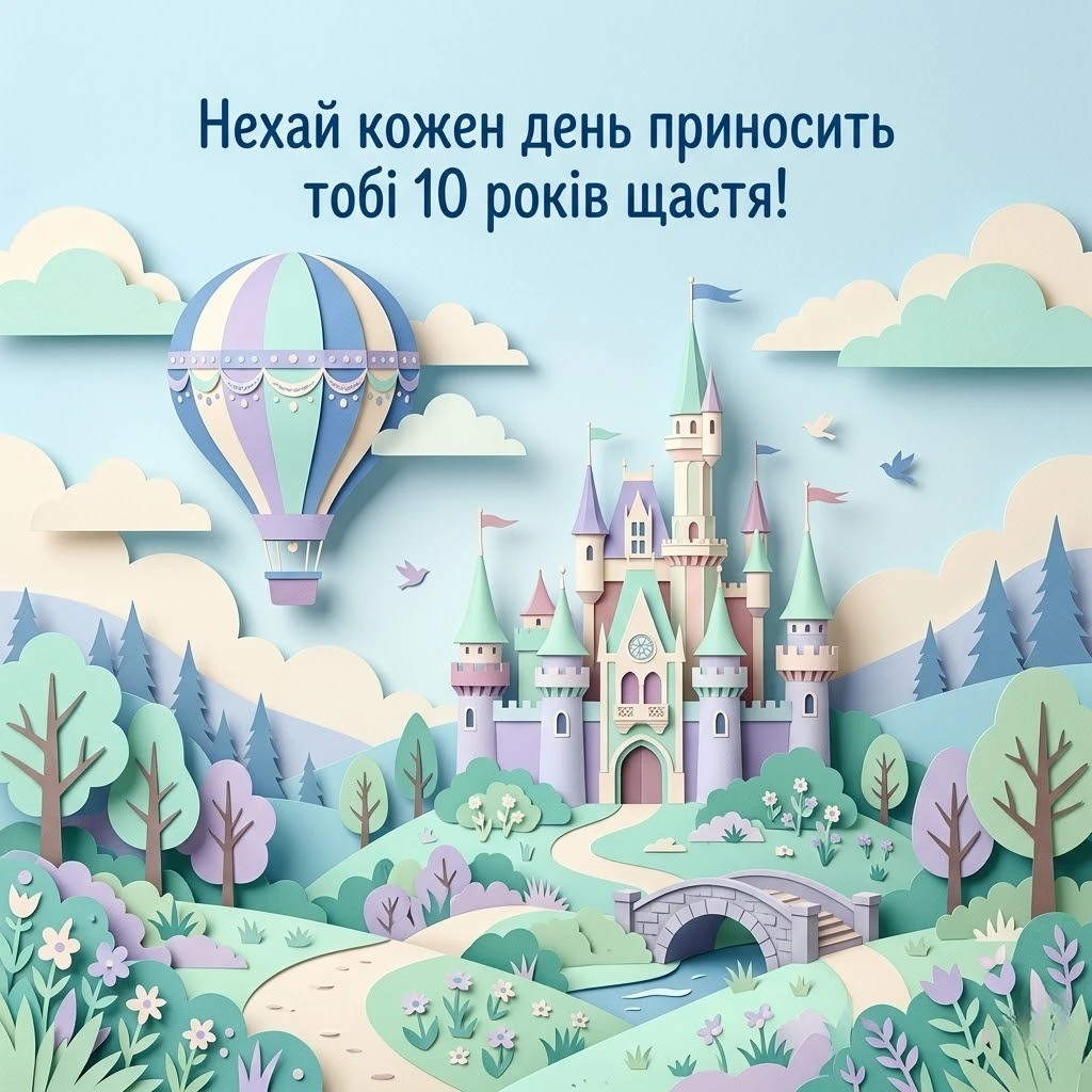 Найкращі привітання з днем народження донечці на 10 років: проза та вірші