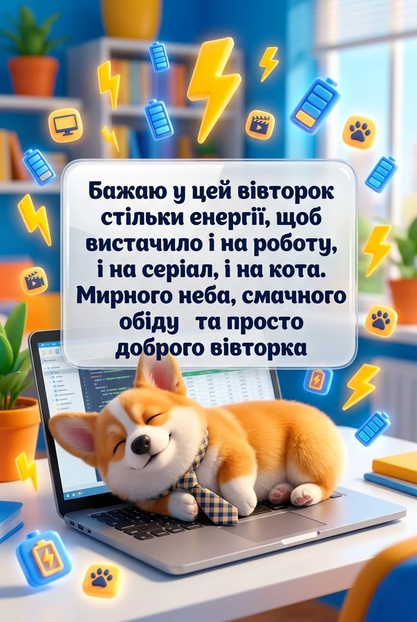 Доброго мирного вівторка: душевні картинки та найкращі побажання у листівках