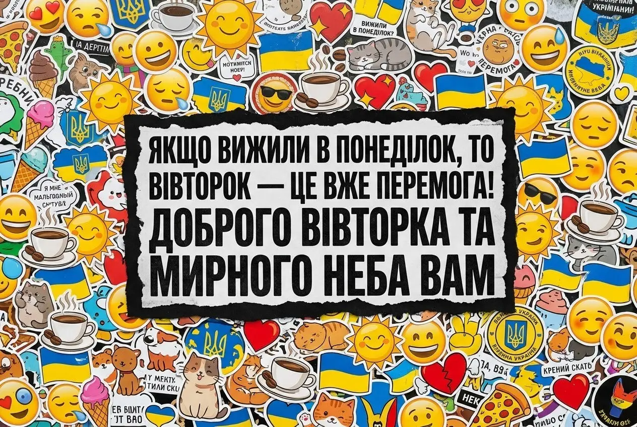 Доброго мирного вівторка: душевні картинки та найкращі побажання у листівках