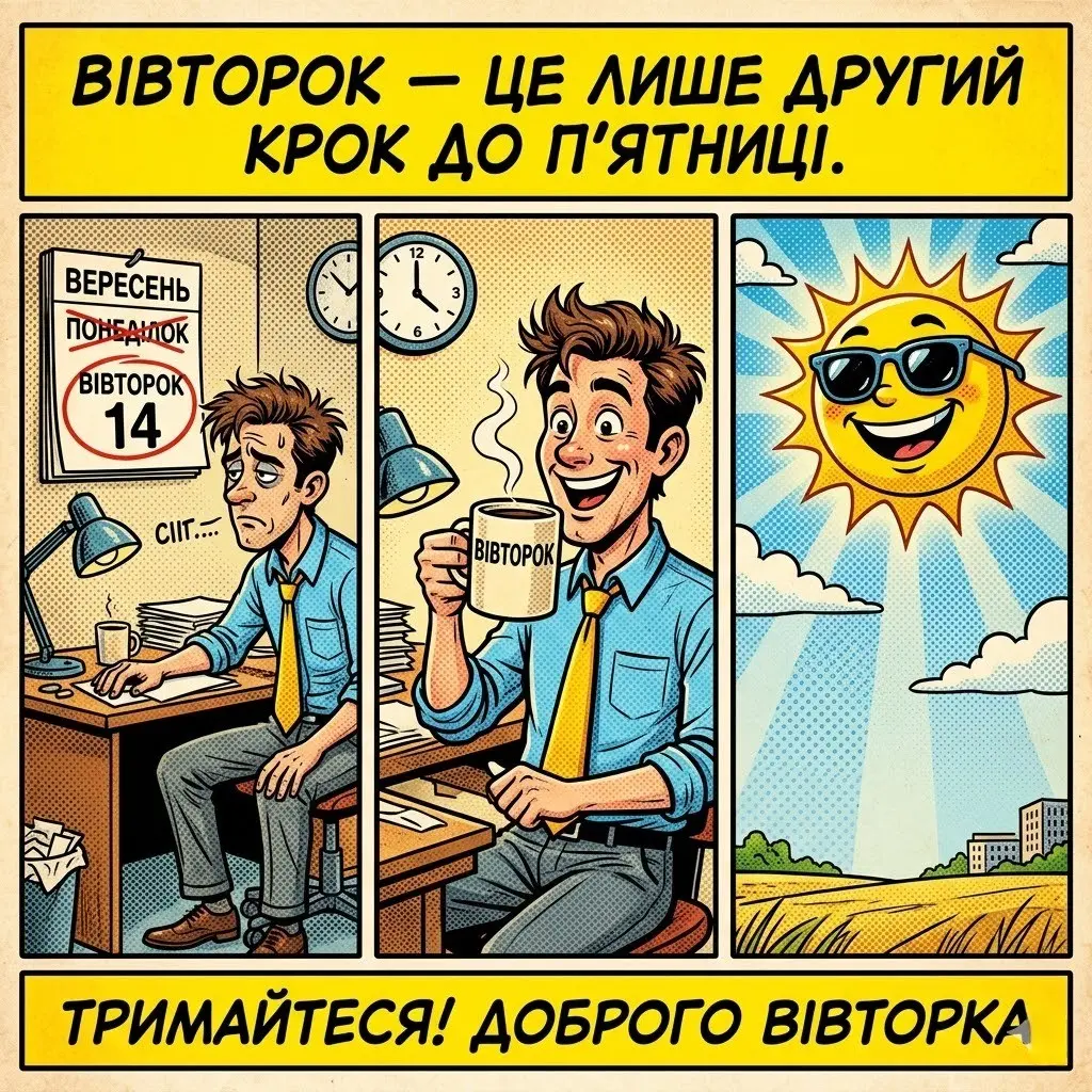 Доброго мирного вівторка: душевні картинки та найкращі побажання у листівках