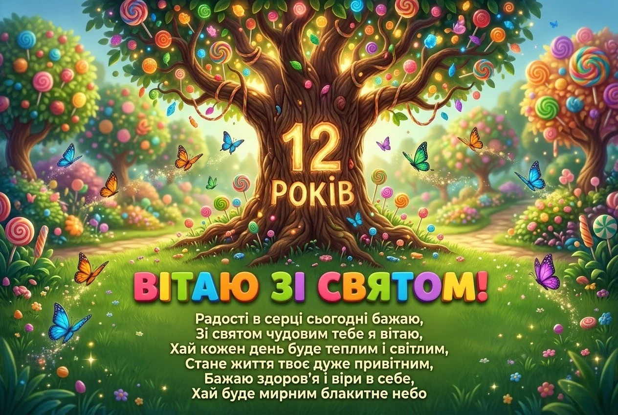З днем народження 12 років: підбірка сучасних та зворушливих побажань