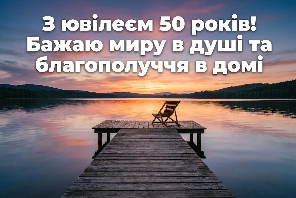 З ювілеєм 50 років! Добірка щирих привітань для справжніх чоловіків