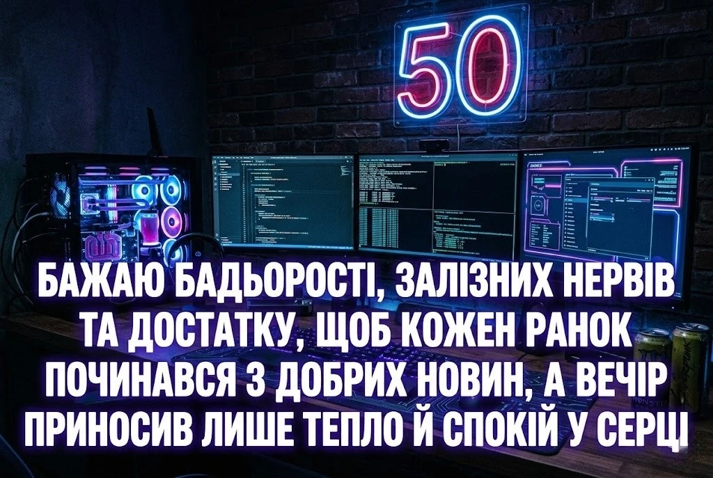 З ювілеєм 50 років! Добірка щирих привітань для справжніх чоловіків