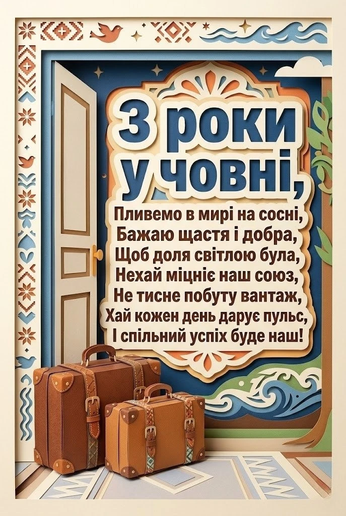 Весілля 3 роки разом: традиції та найкращі привітання зі шкіряною річницею