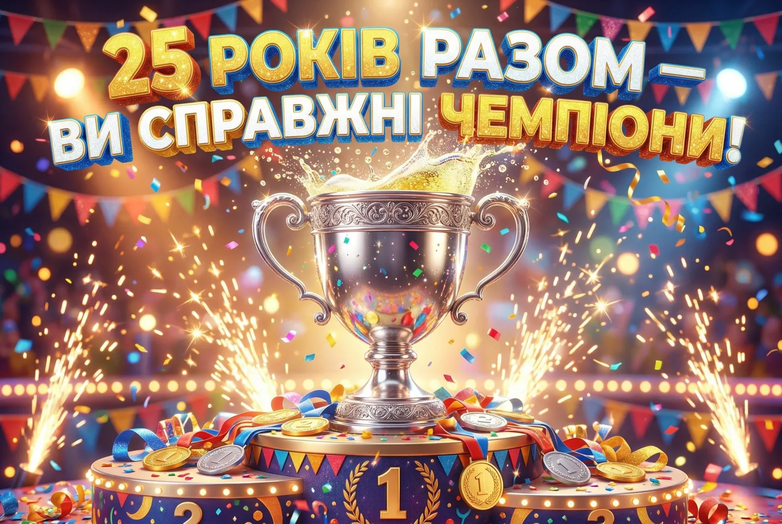 25 років разом: найкращі привітання та картинки зі срібним весіллям