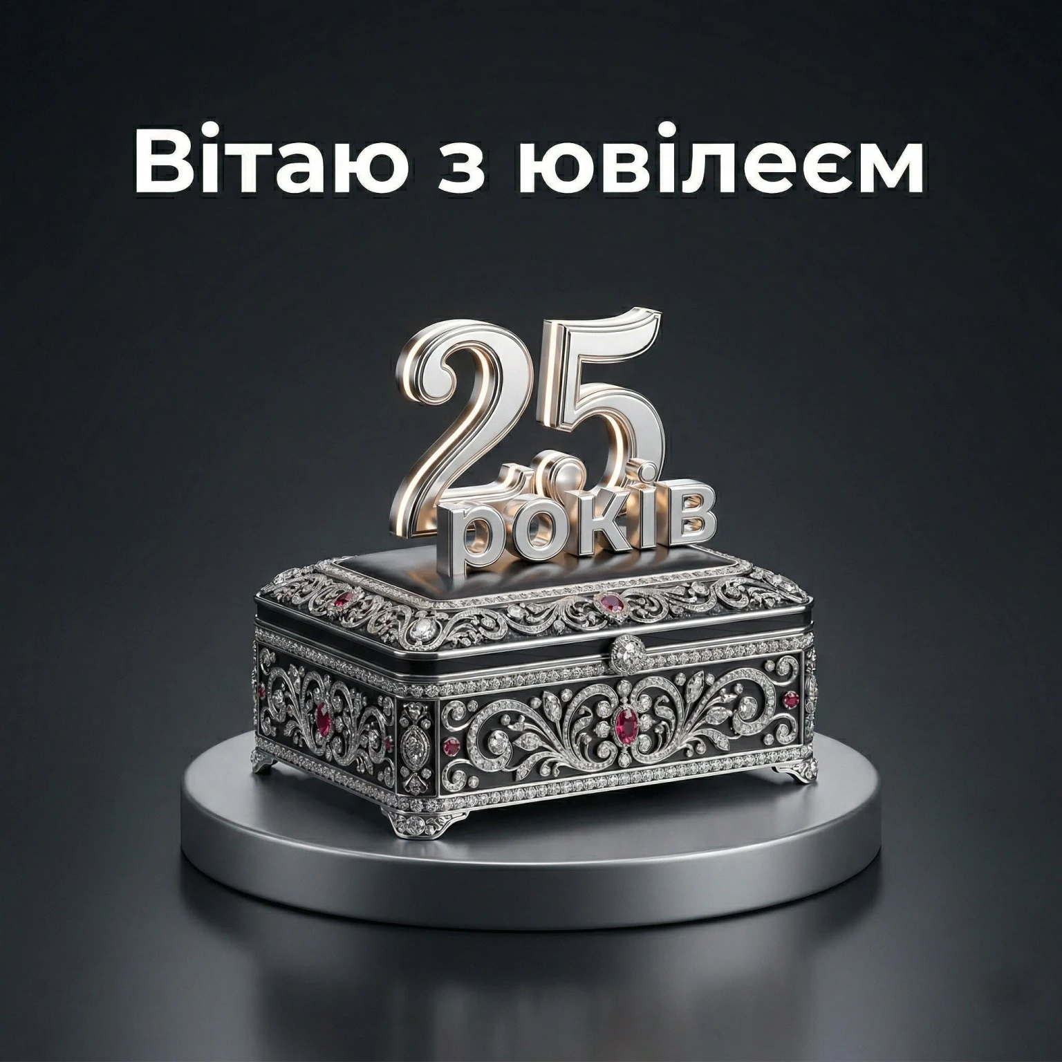25 років разом: найкращі привітання та картинки зі срібним весіллям
