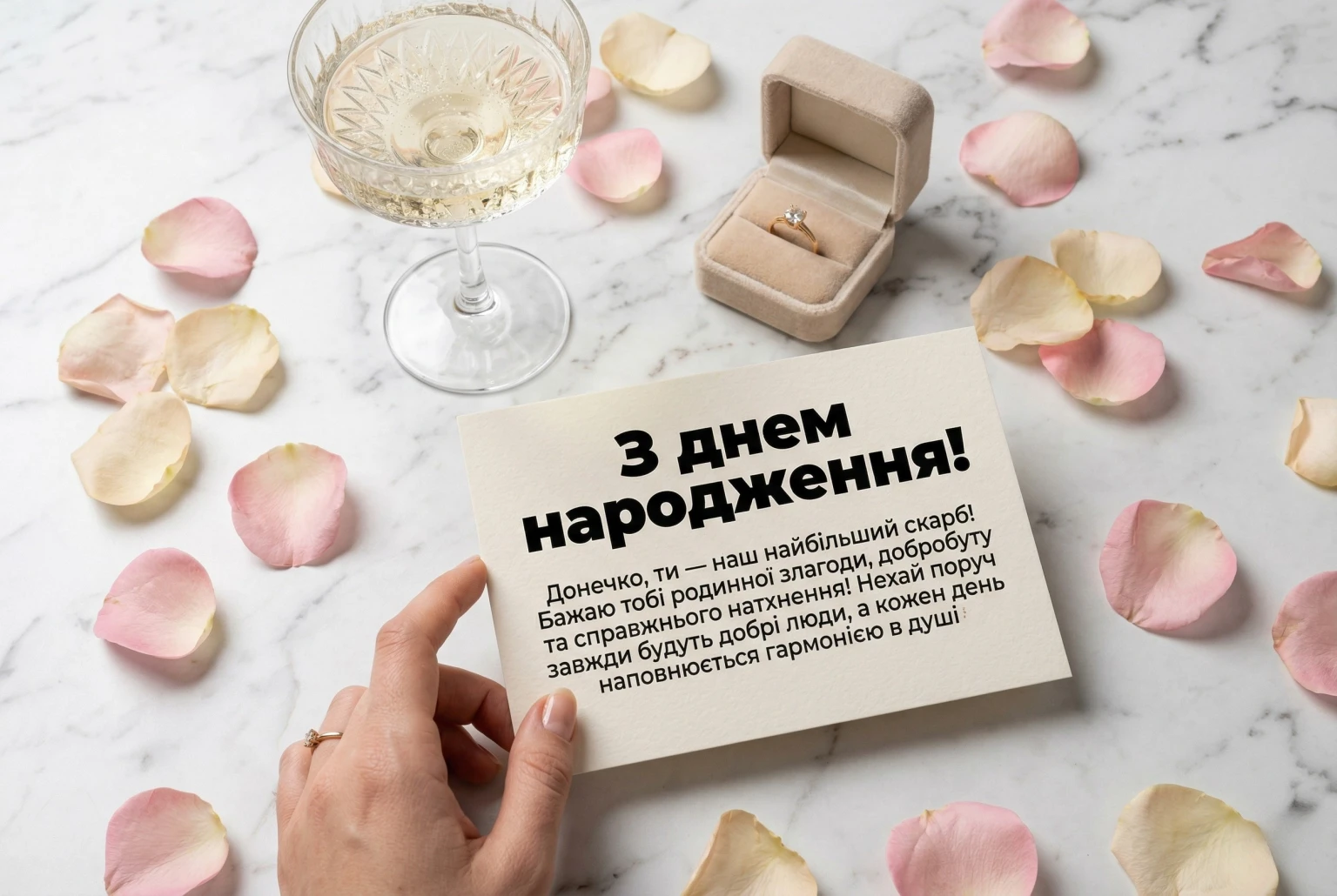 Картинки для любої донечки та найтепліші вітання з днем народження