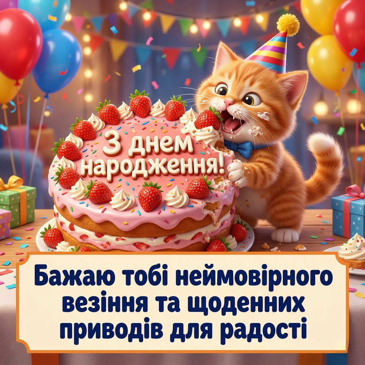 Картинки для любої донечки та найтепліші вітання з днем народження