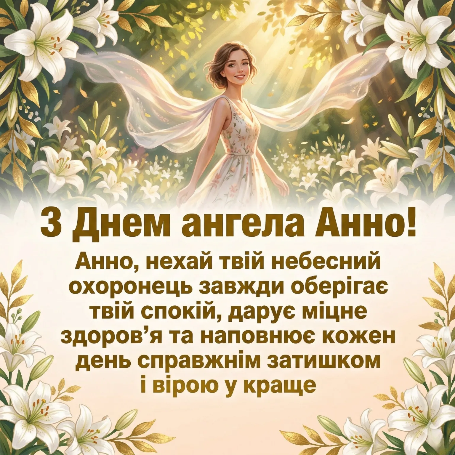З днем ангела Анни 2026: добірка найтепліших слів для коханих, друзів та колег