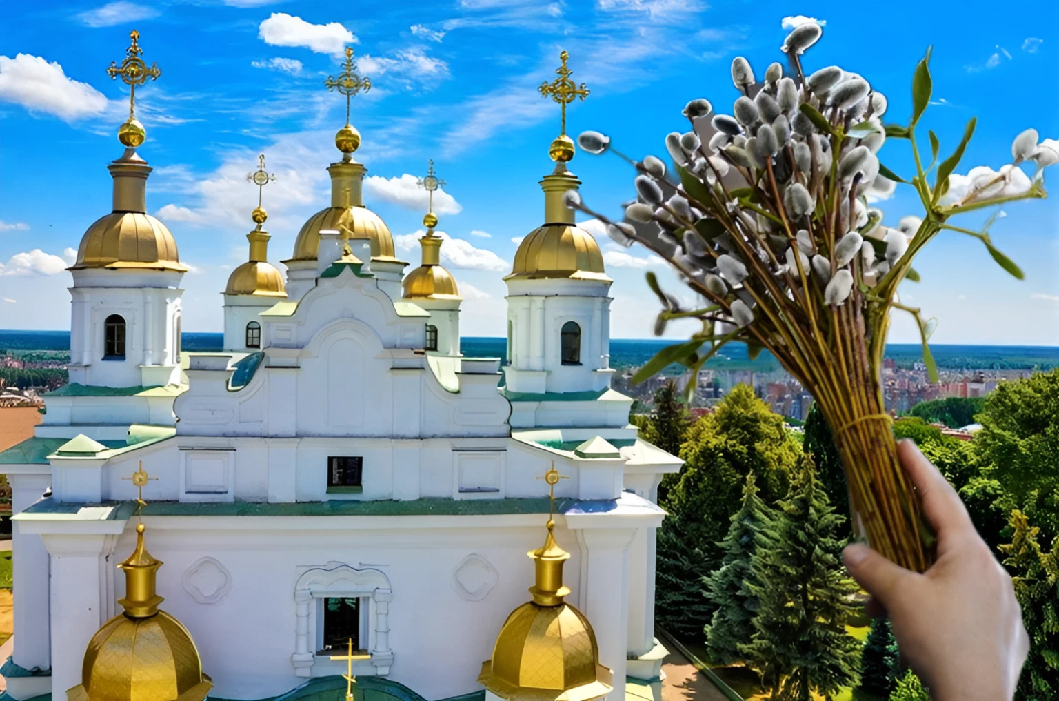 Вербна неділя 2026: графік богослужінь та локації для освячення лози у Полтаві