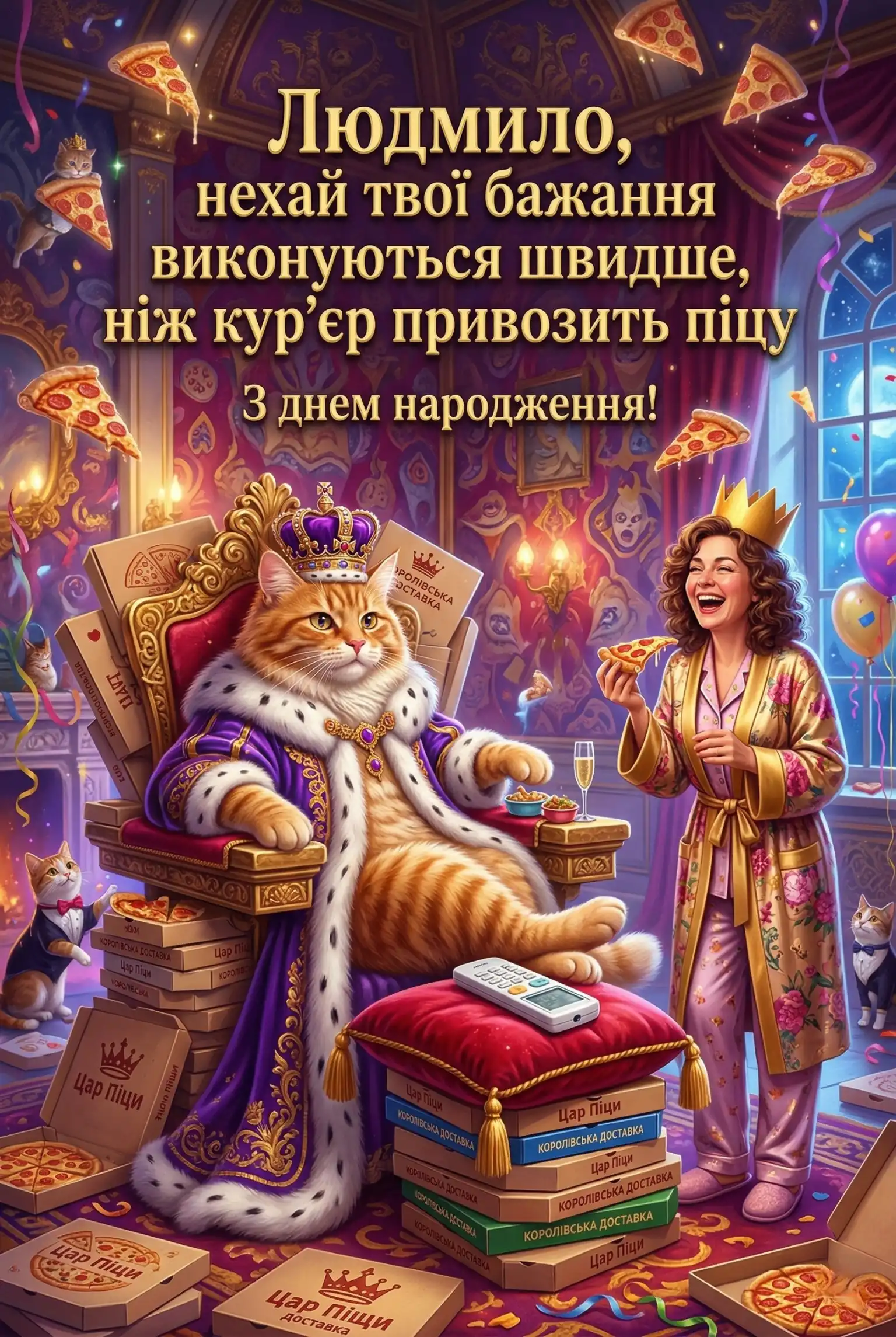 З днем народження, Людмило! Найкращі привітання своїми словами та у віршах