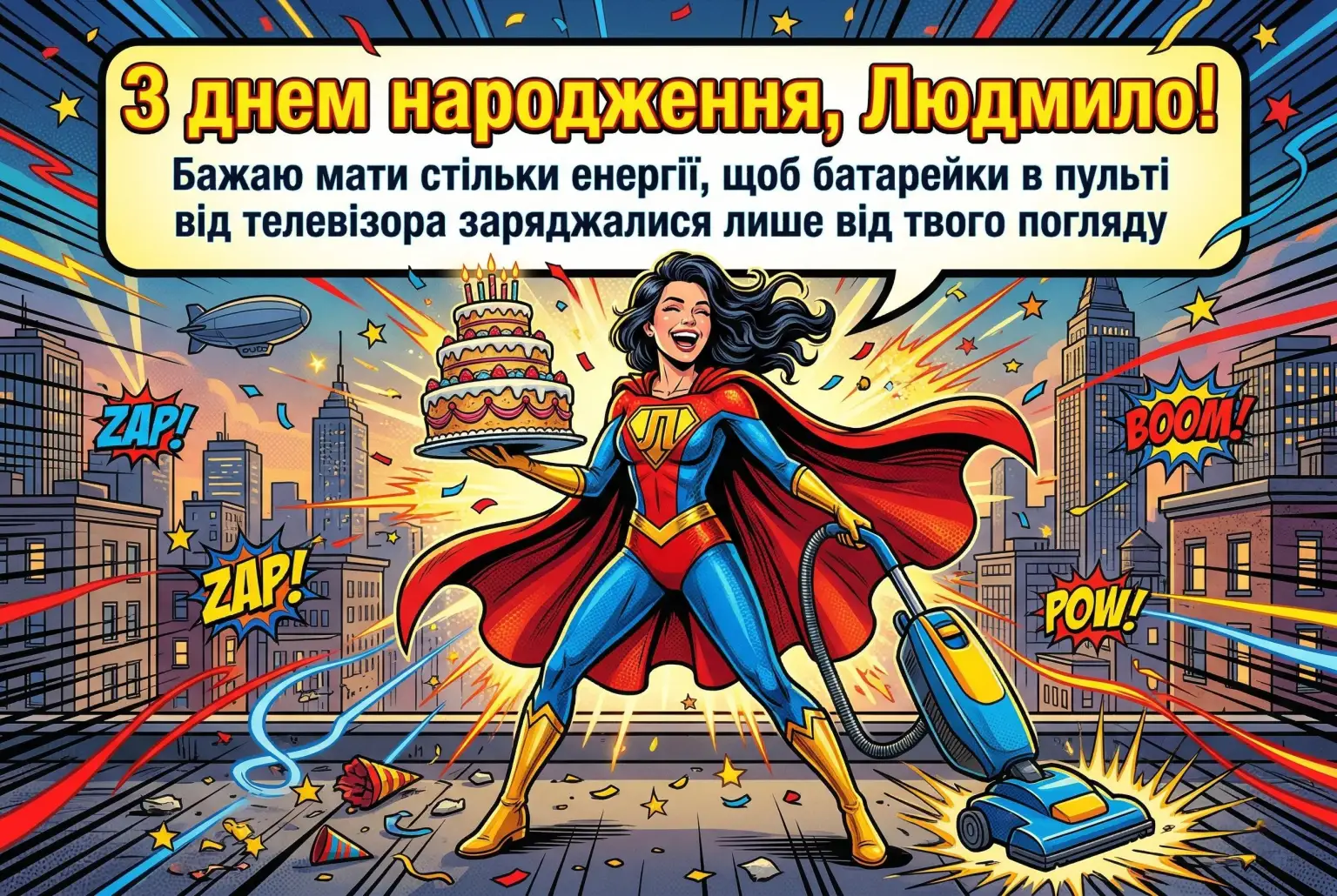 З днем народження, Людмило! Найкращі привітання своїми словами та у віршах