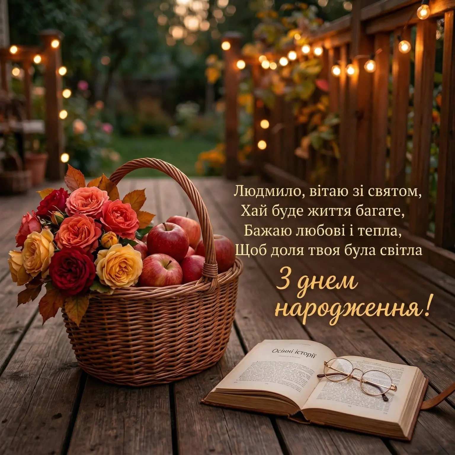 З днем народження, Людмило! Найкращі привітання своїми словами та у віршах