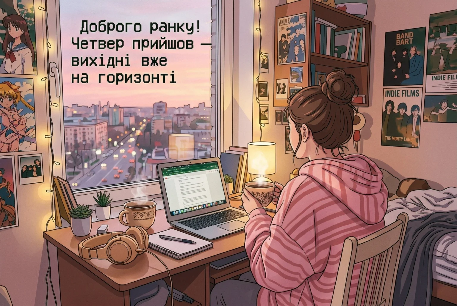 Доброго ранку четверга та гарного дня: найкращі картинки та душевні побажання