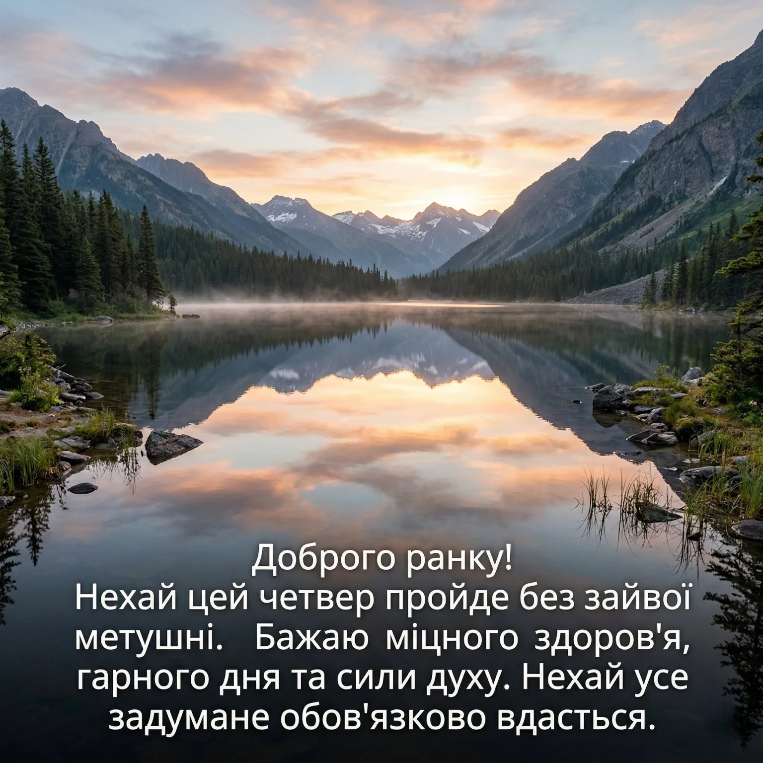 Доброго ранку четверга та гарного дня: найкращі картинки та душевні побажання