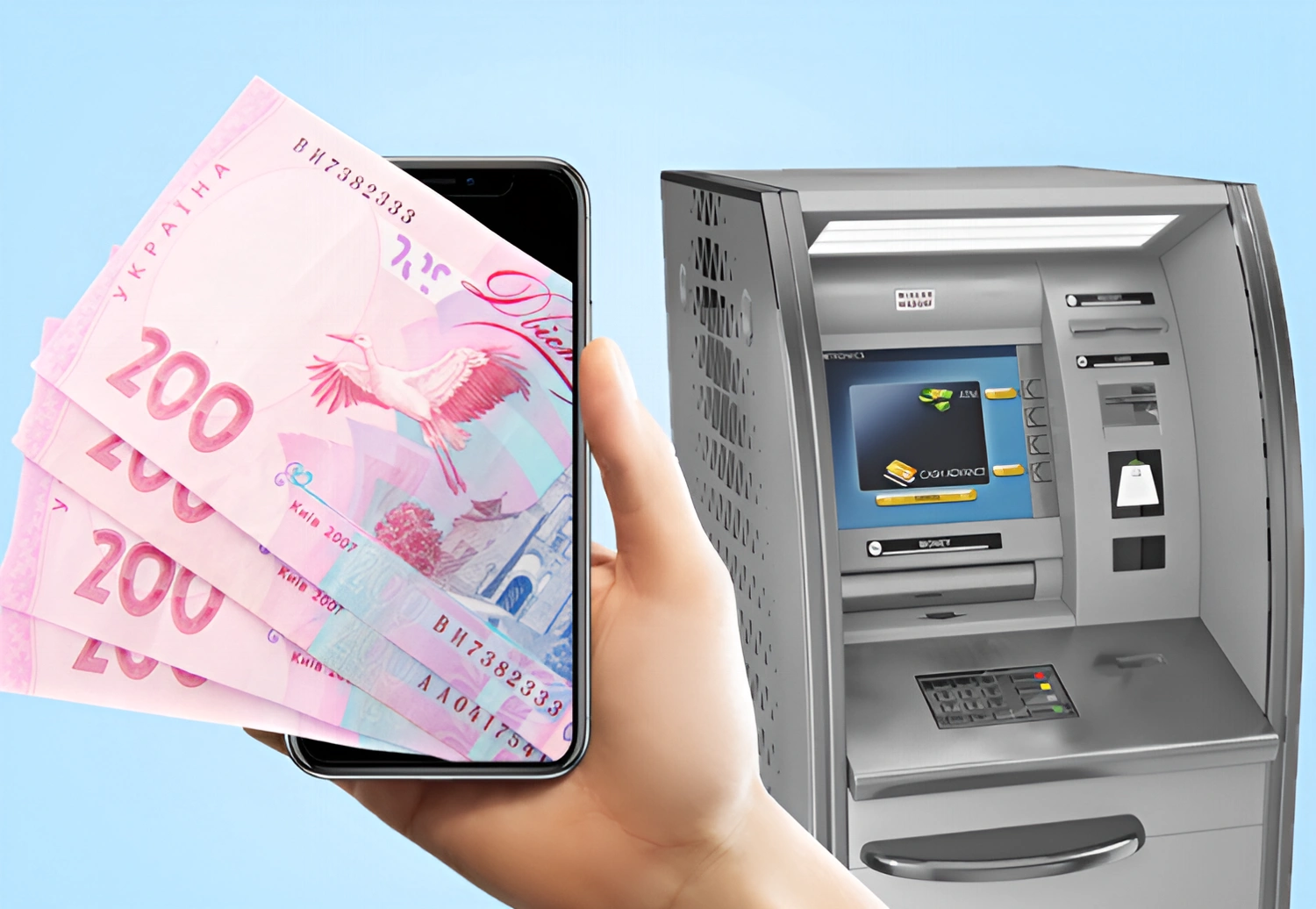 Інструкція: як з моно зняти готівку через смартфон без фізичної картки