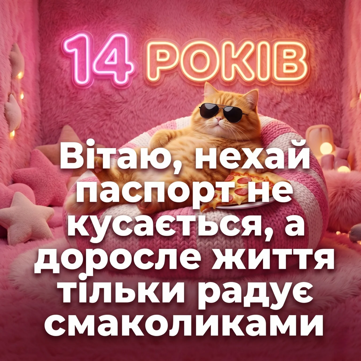 З днем народження, 14 років: сучасні побажання для стильної дівчини